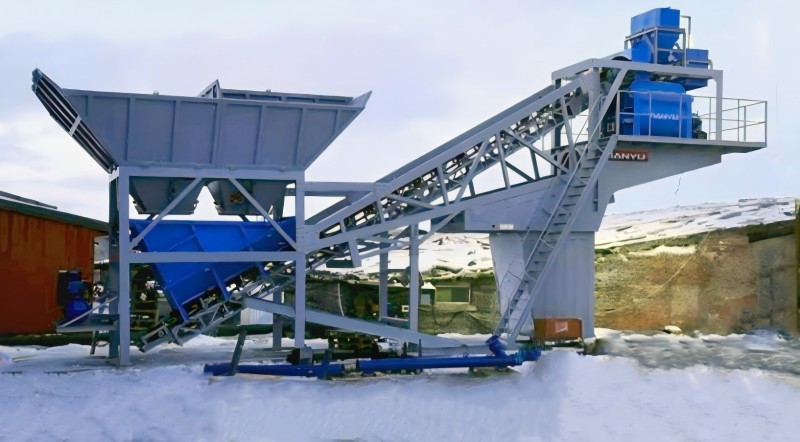 高卸料式移動攪拌站